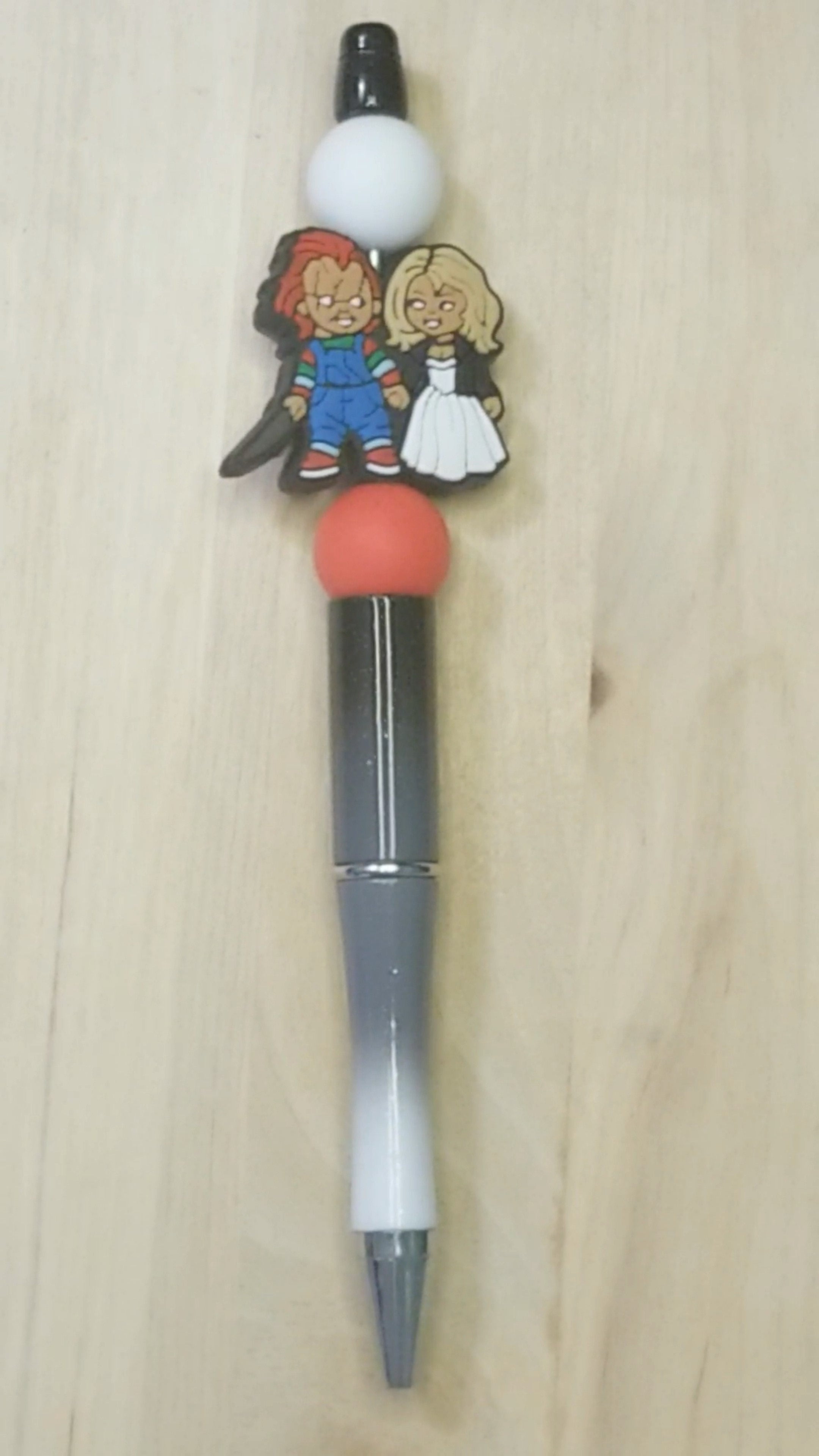 Horror Character Silicone Beaded Pen