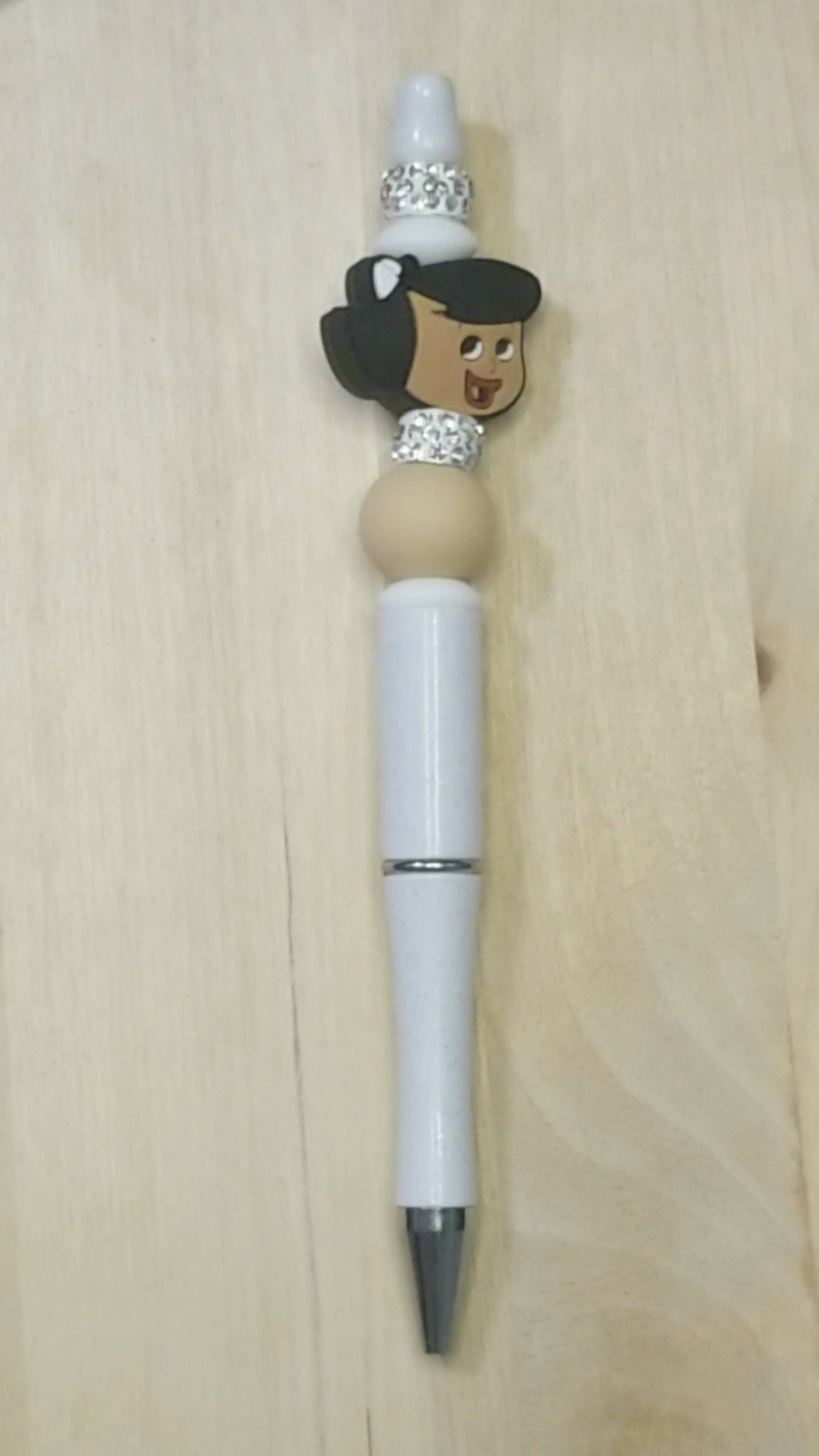 Cartoon Silicone Beaded Pen