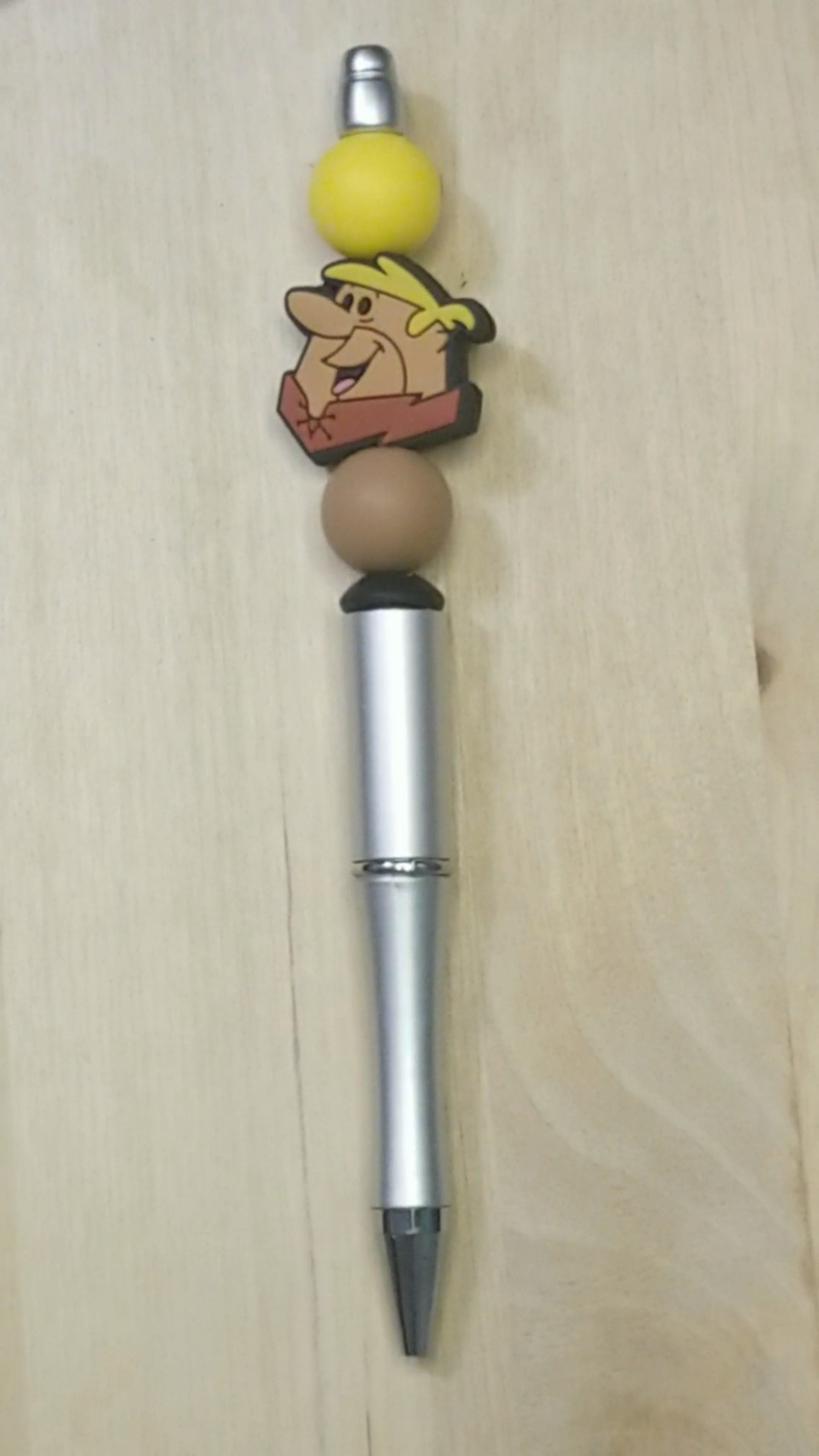 Cartoon Silicone Beaded Pen