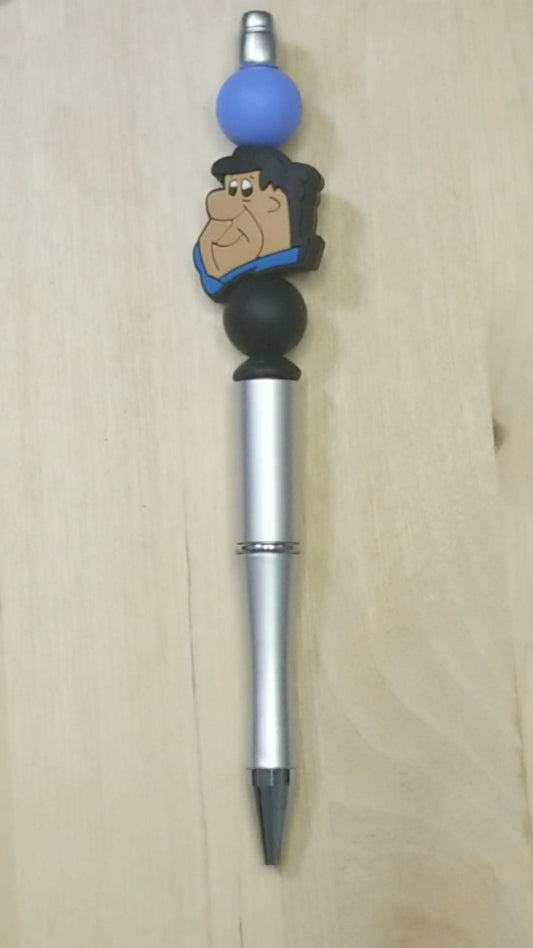 Cartoon Silicone Beaded Pen