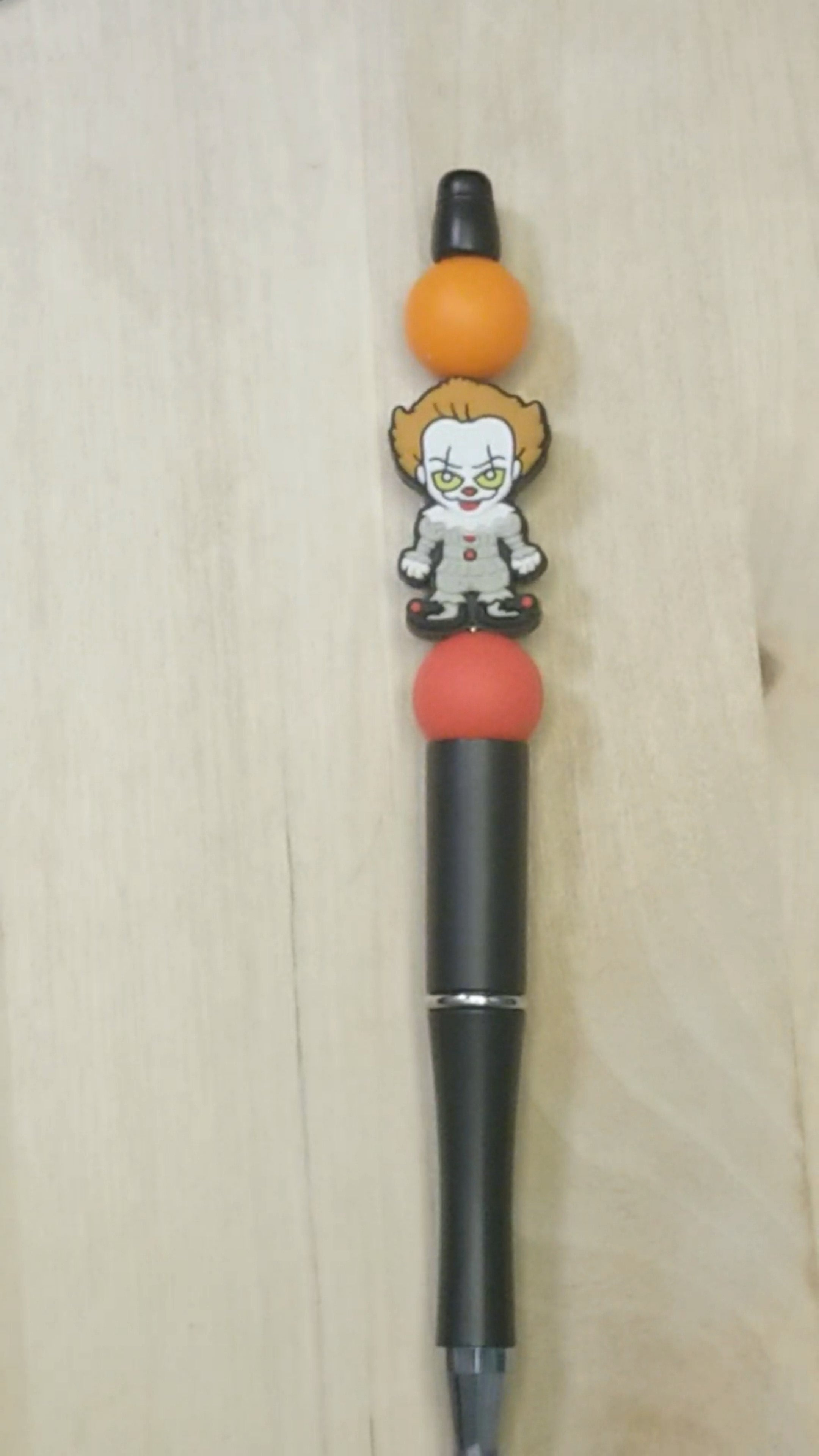 Horror Character Silicone Beaded Pen