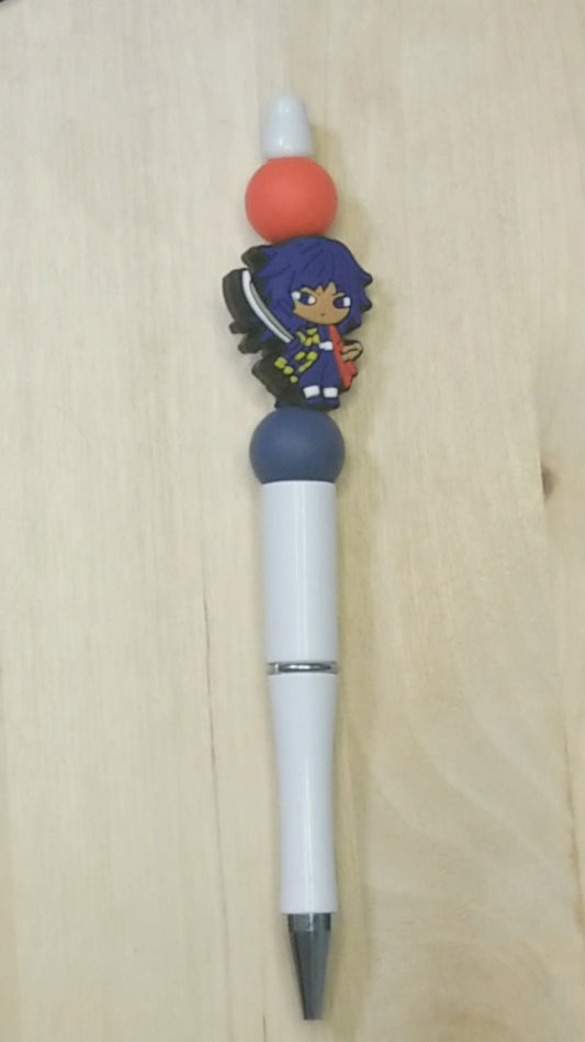 Warrior Silicone Beaded Pen