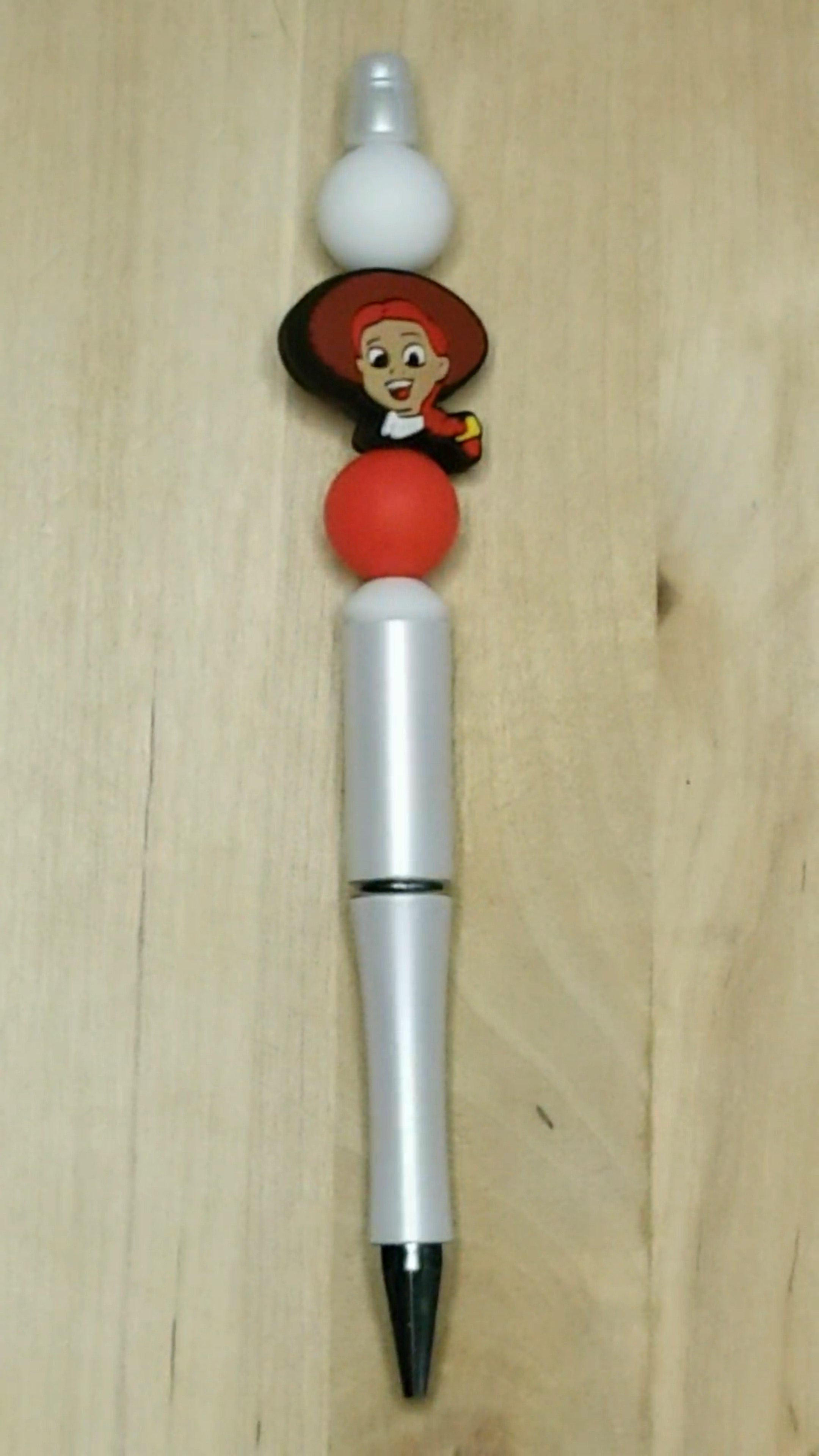 Cowgirl Silicone Beaded Pen