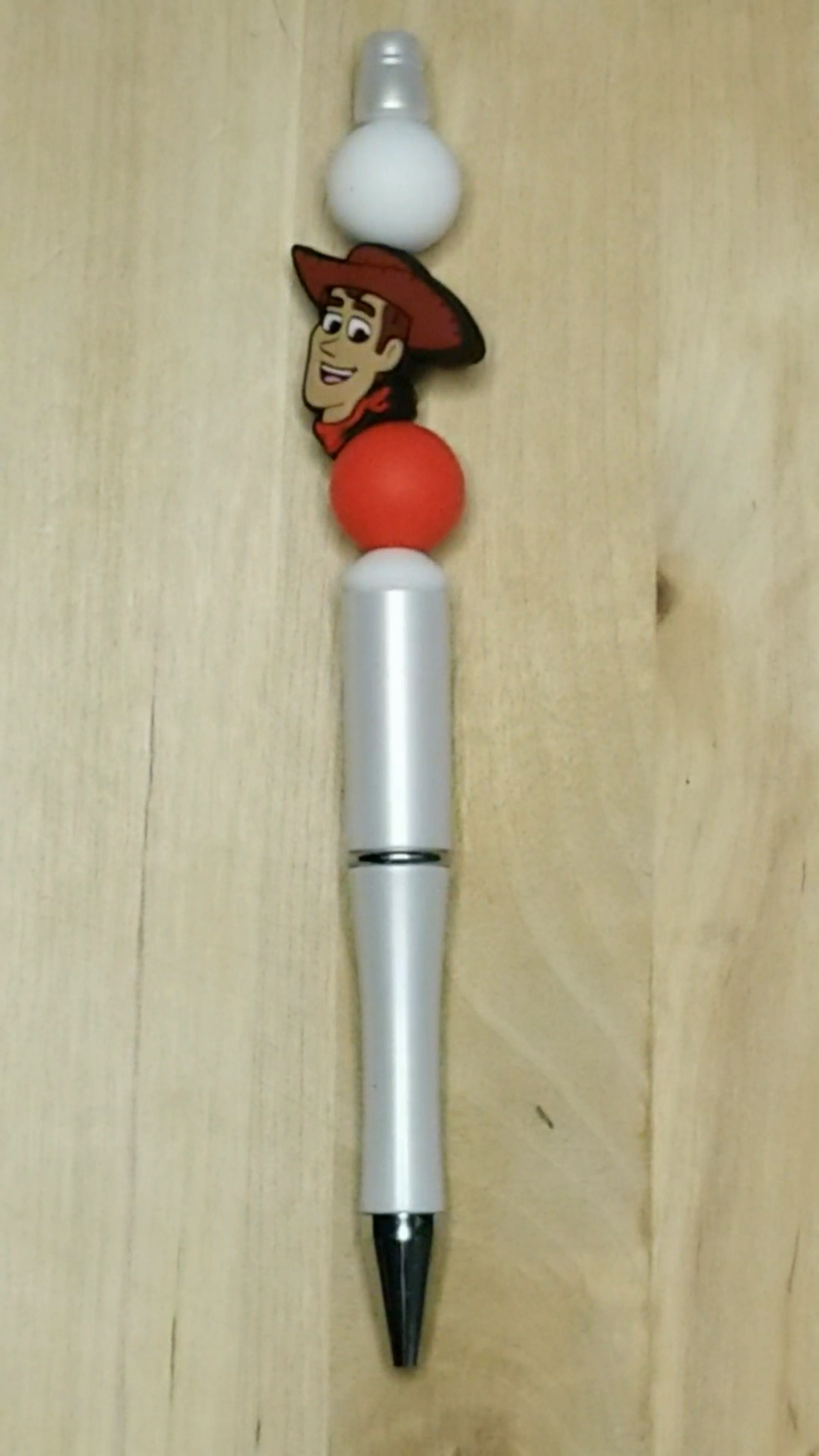 Cowboy Silicone Beaded Pen