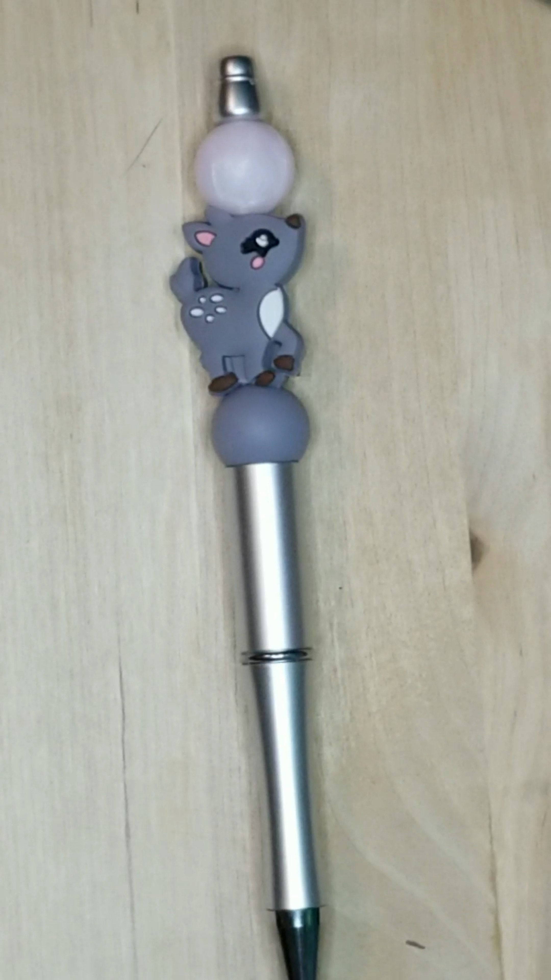 Deer Silicone Beaded Pen