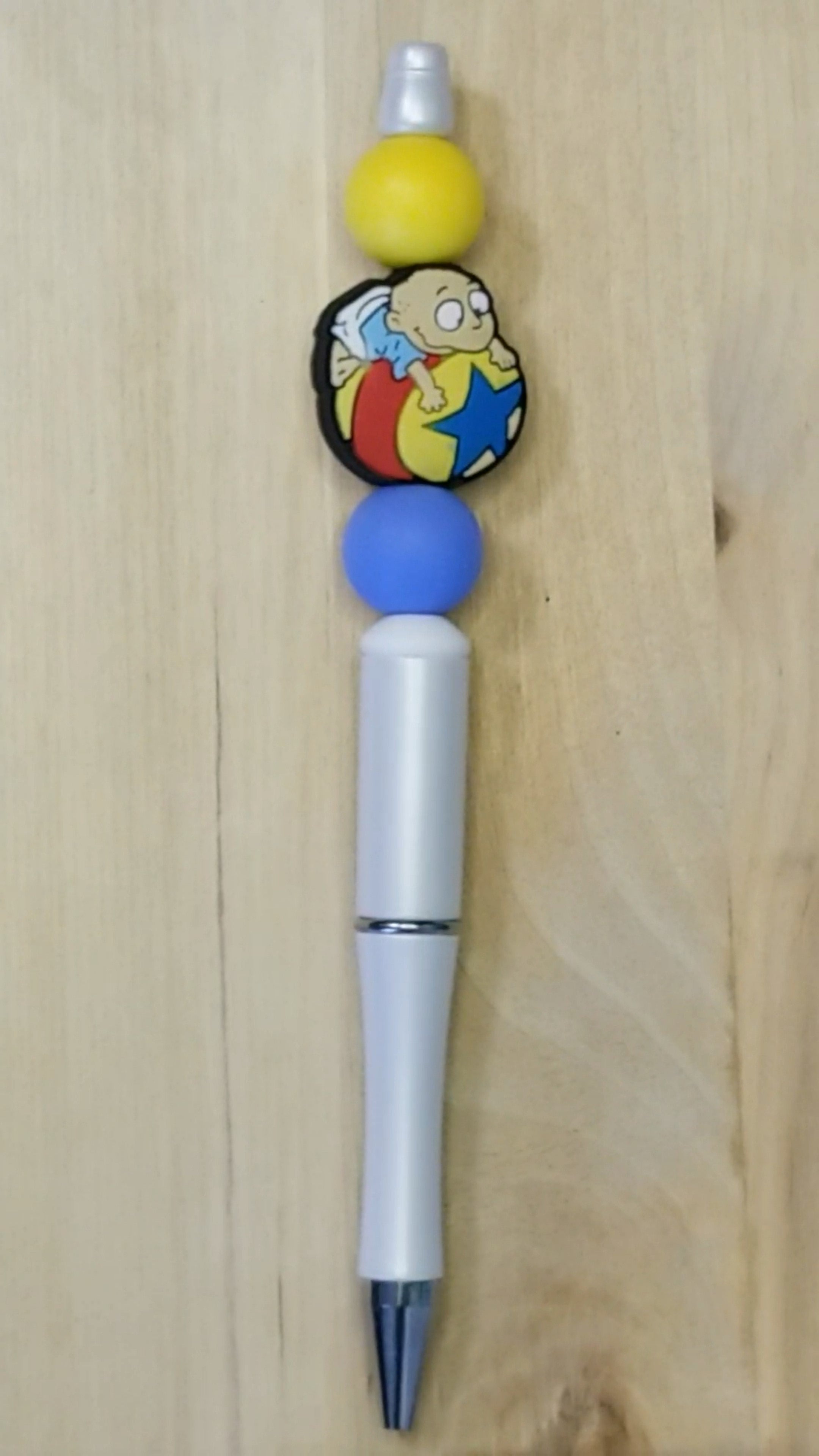 Little Boy Silicone Beaded Pen