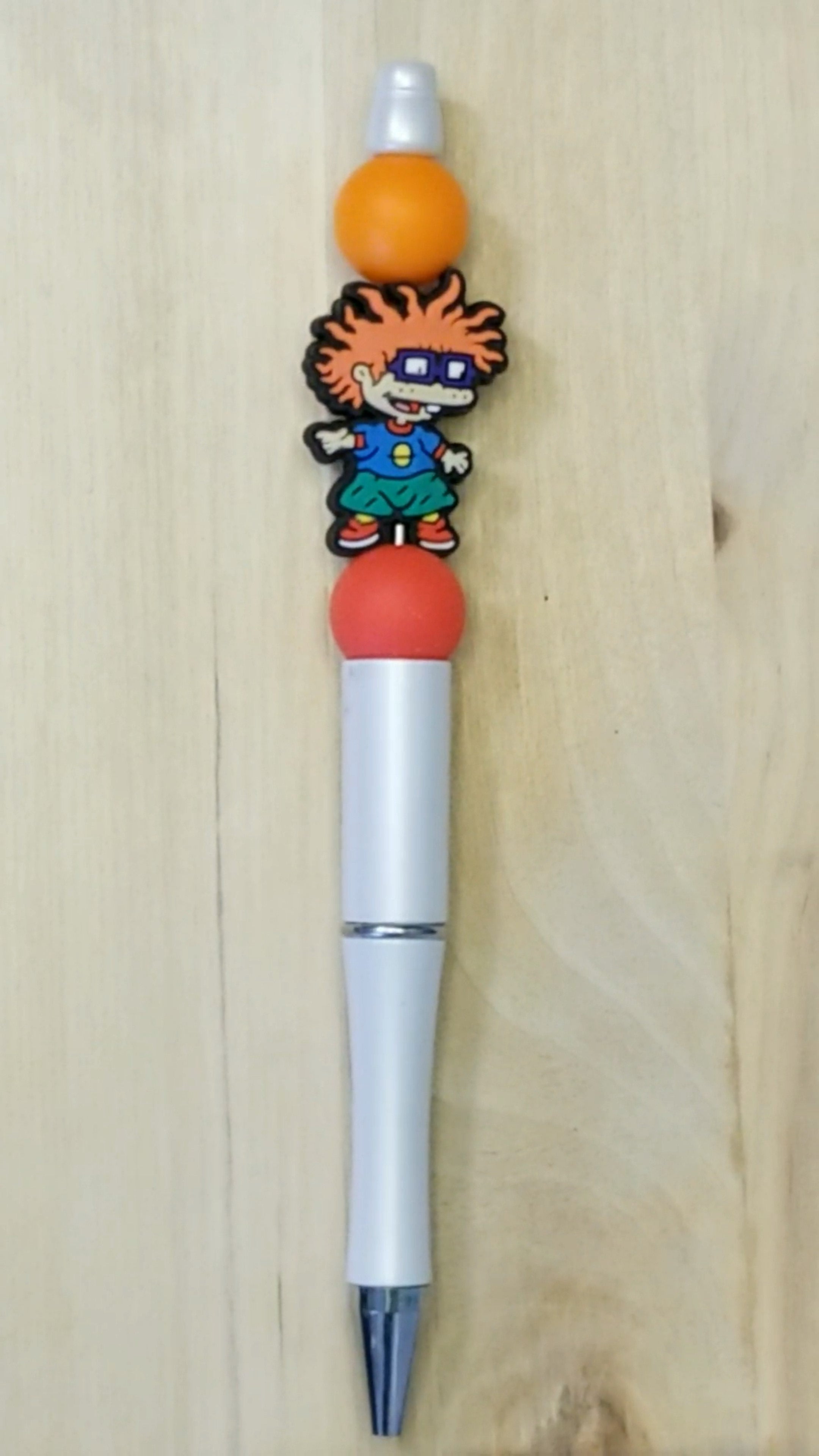 Little Boy Silicone Beaded Pen