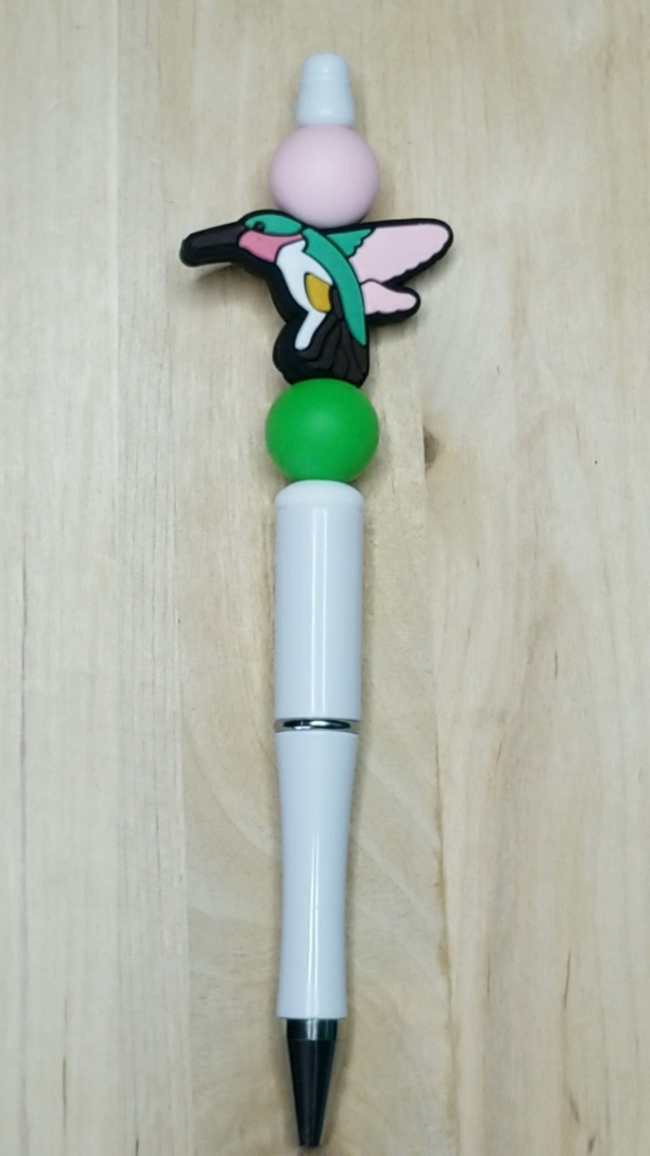 Hummingbird Silicone Beaded Pen