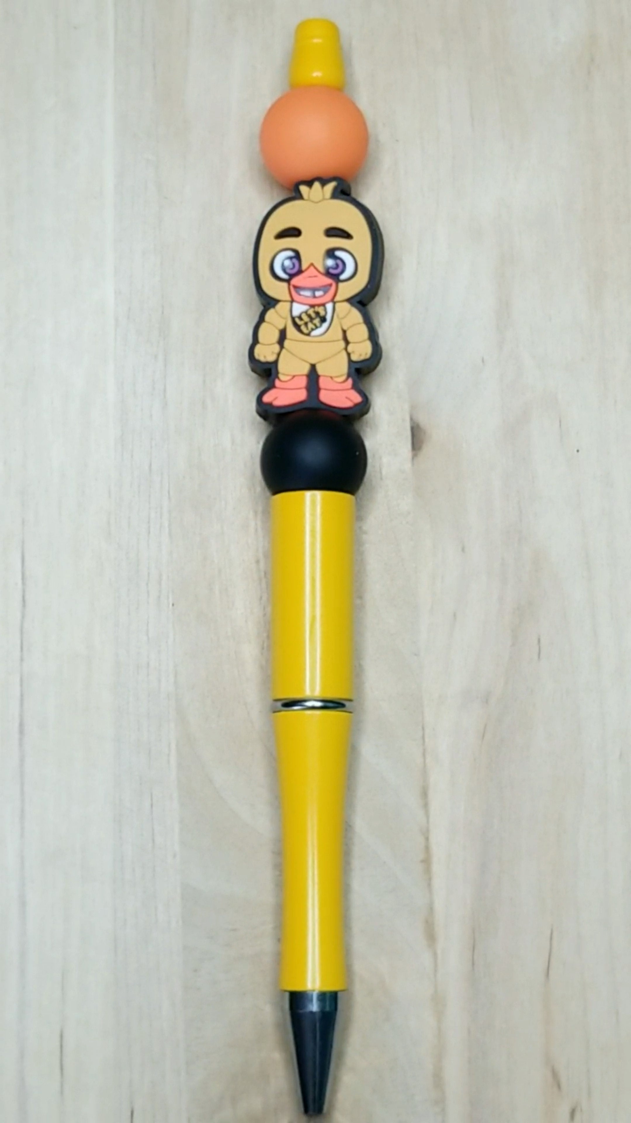 Chicken Silicone Beaded Pen