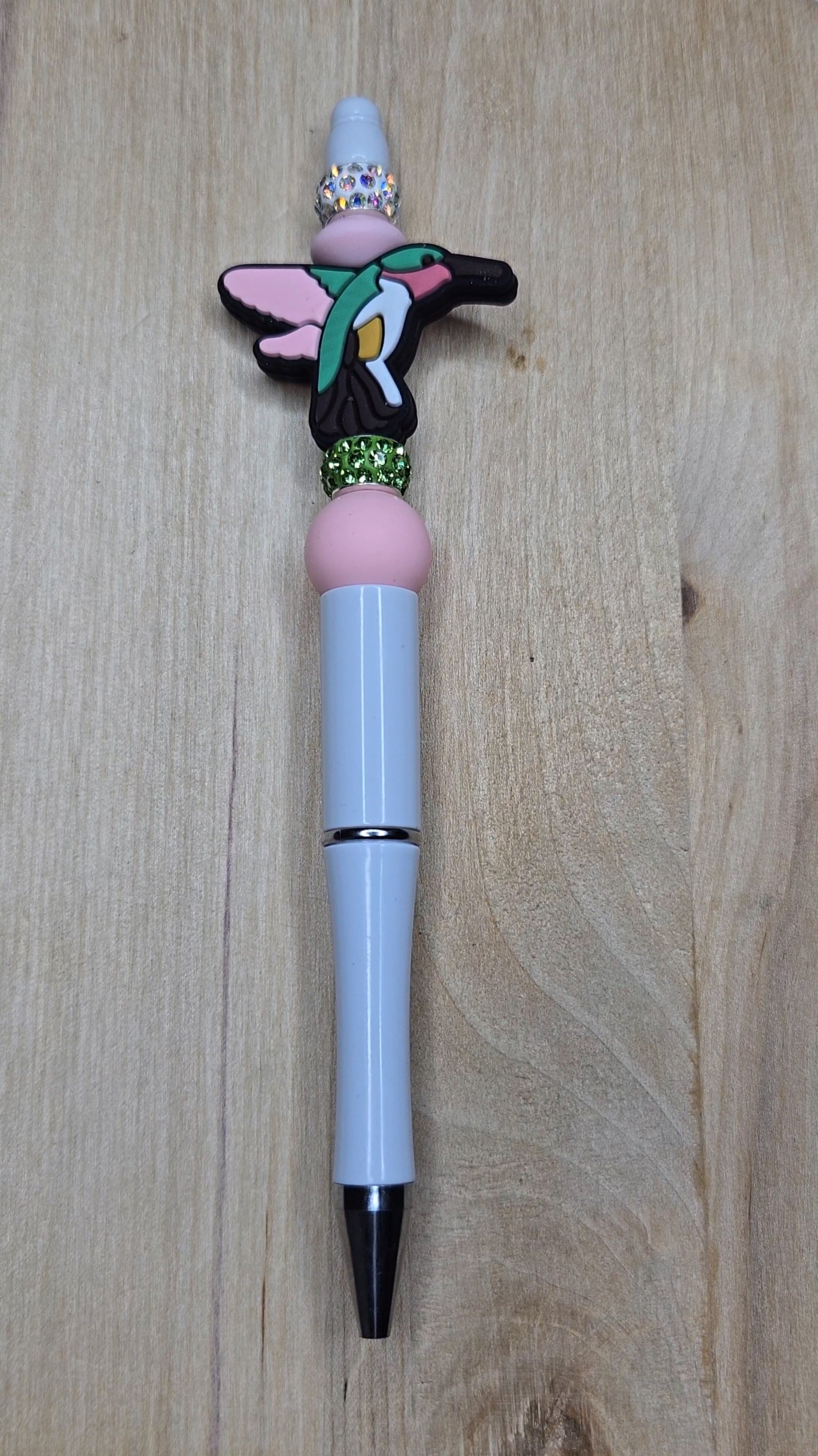 Hummingbird Silicone Beaded Pen