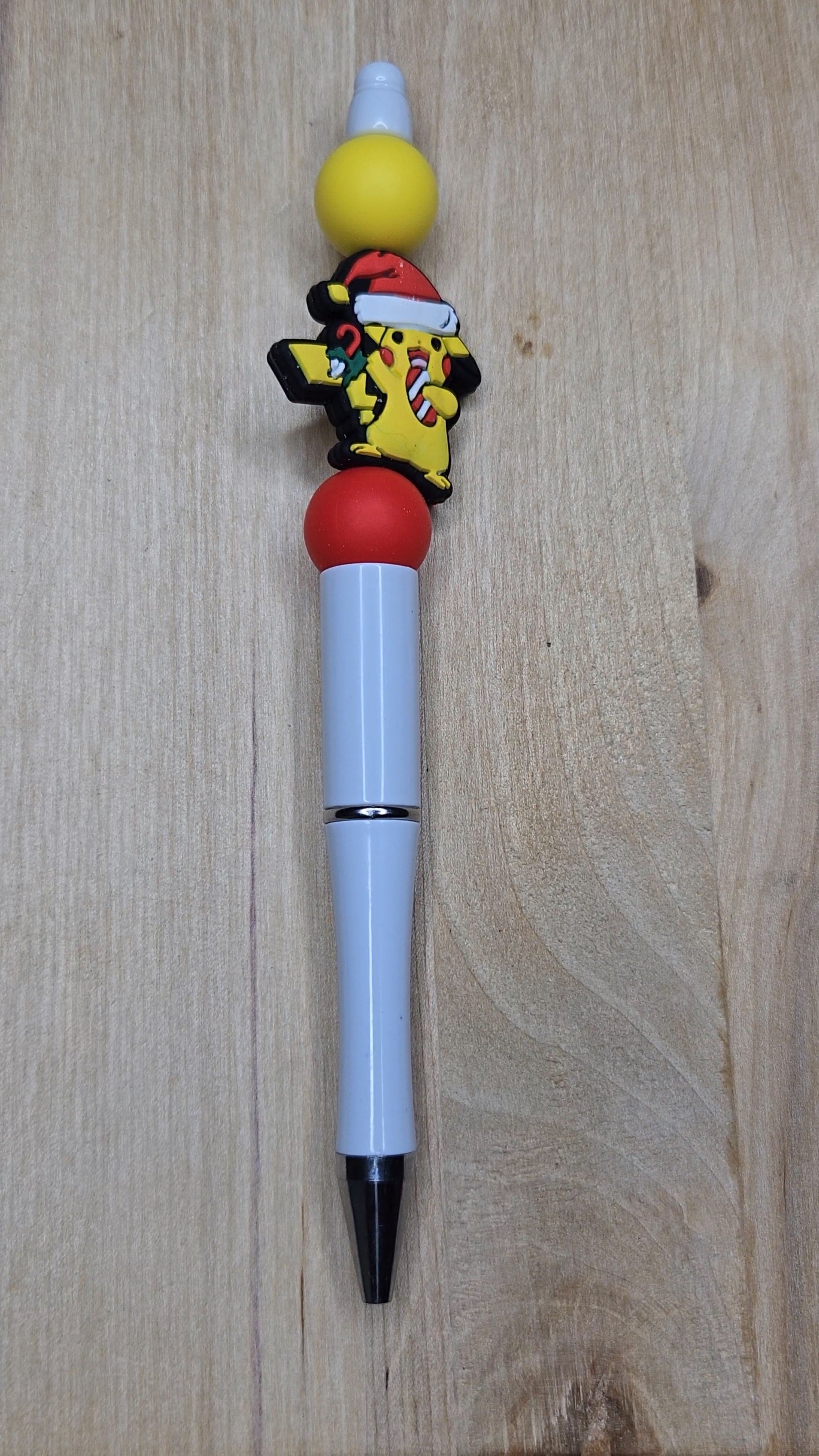 Yellow Creature Silicone Beaded Pen