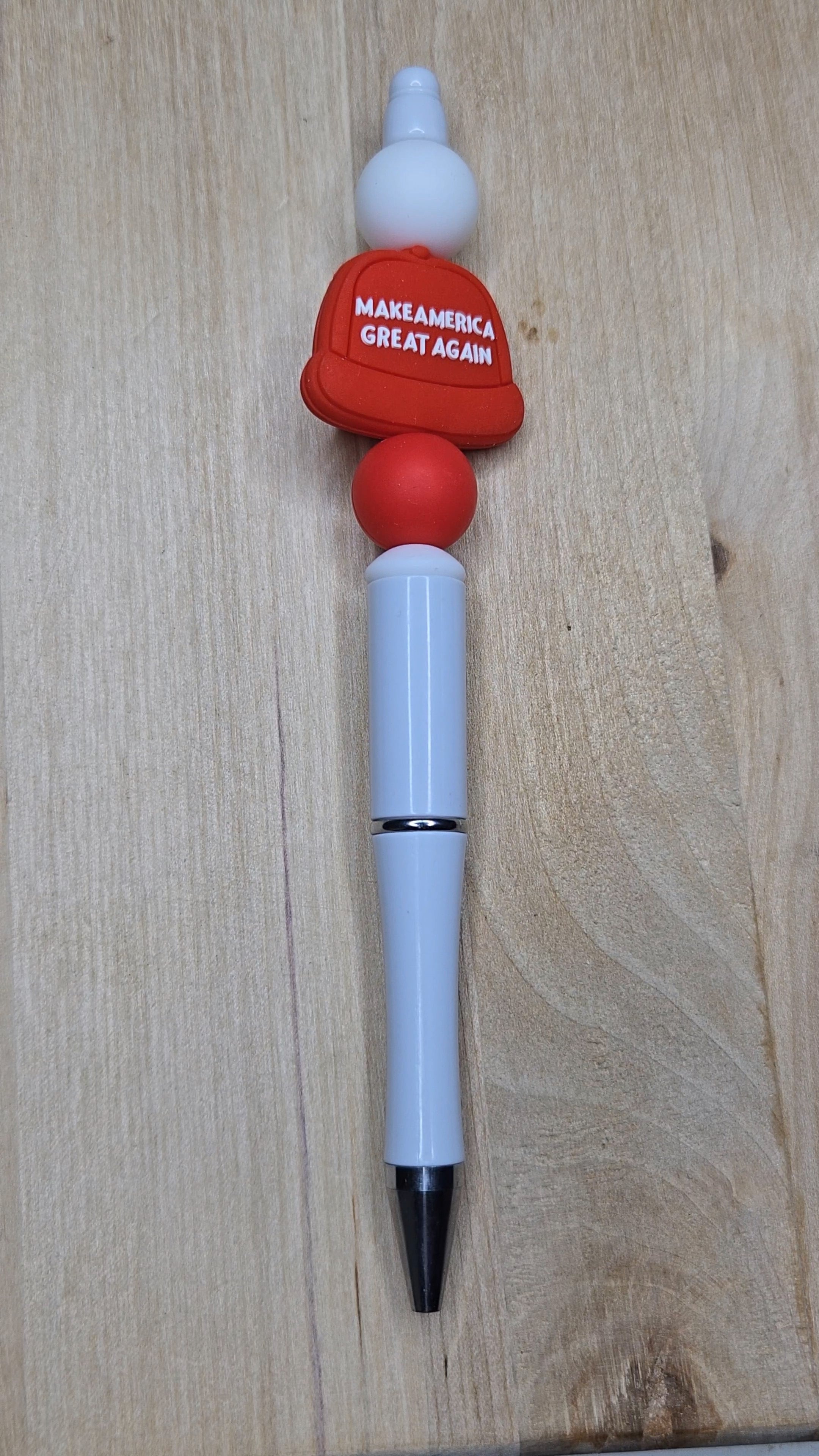 MAGA Hat  Silicone Beaded Pen