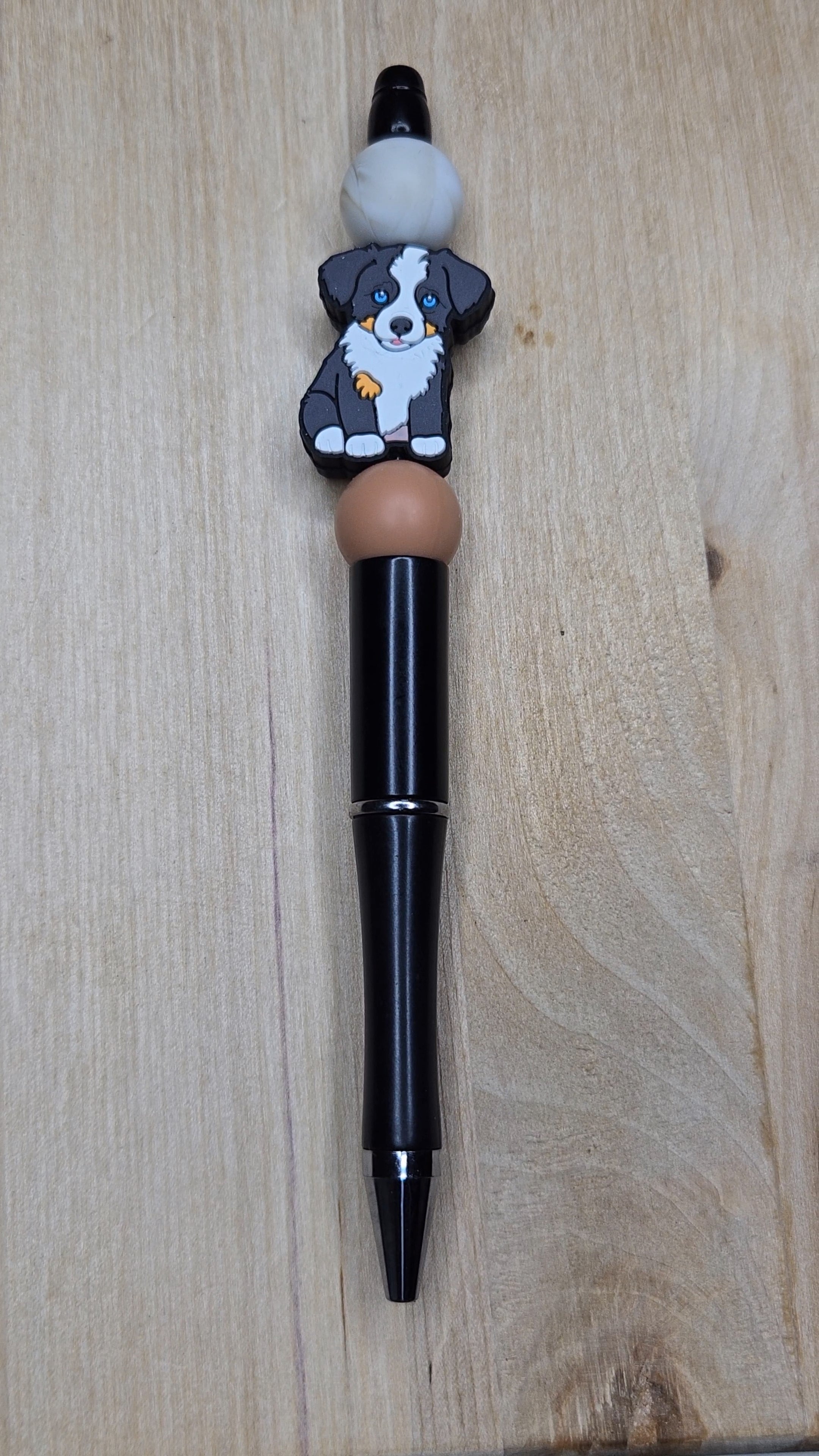 Dog Silicone Beaded Pen