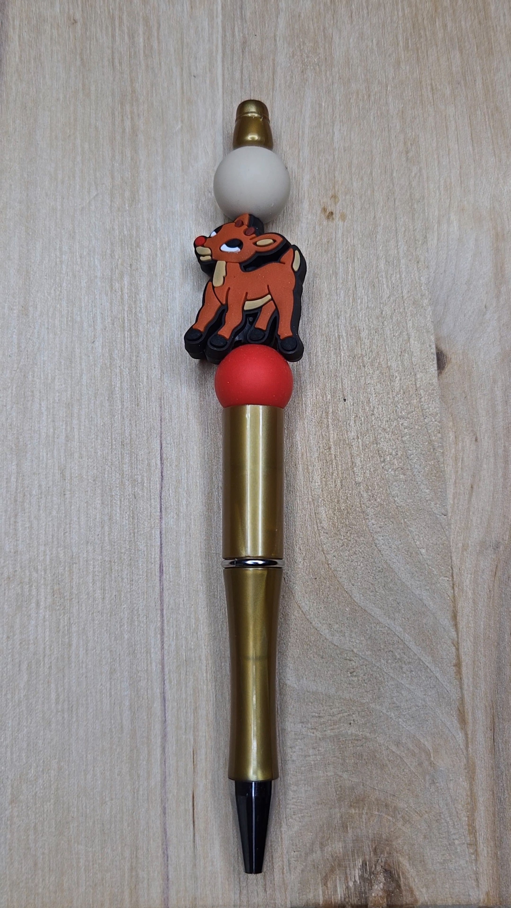 Deer Silicone Beaded Pen