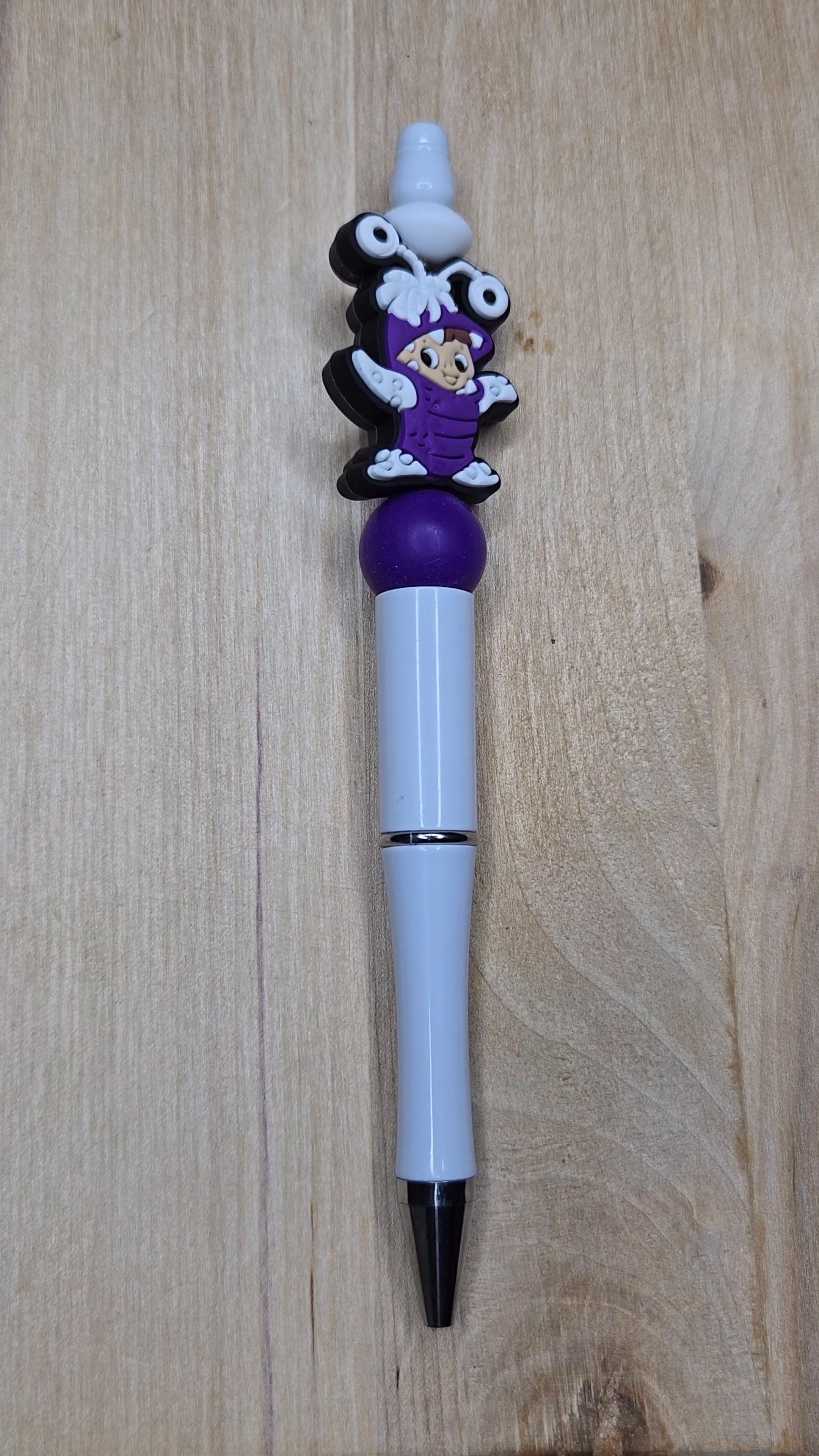 Cartoon Girl Silicone Beaded Pen