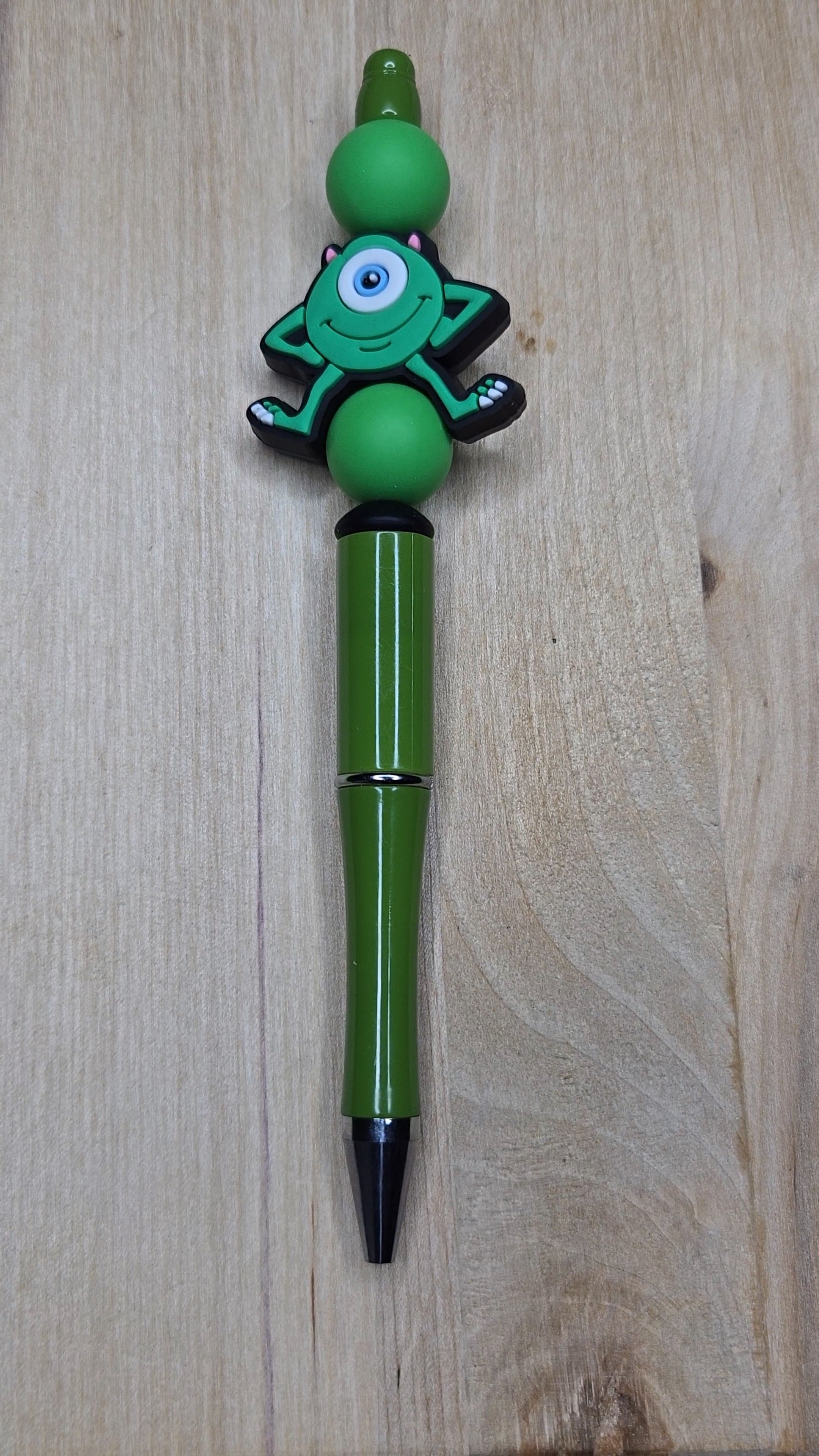 Green Monster Silicone Beaded Pen