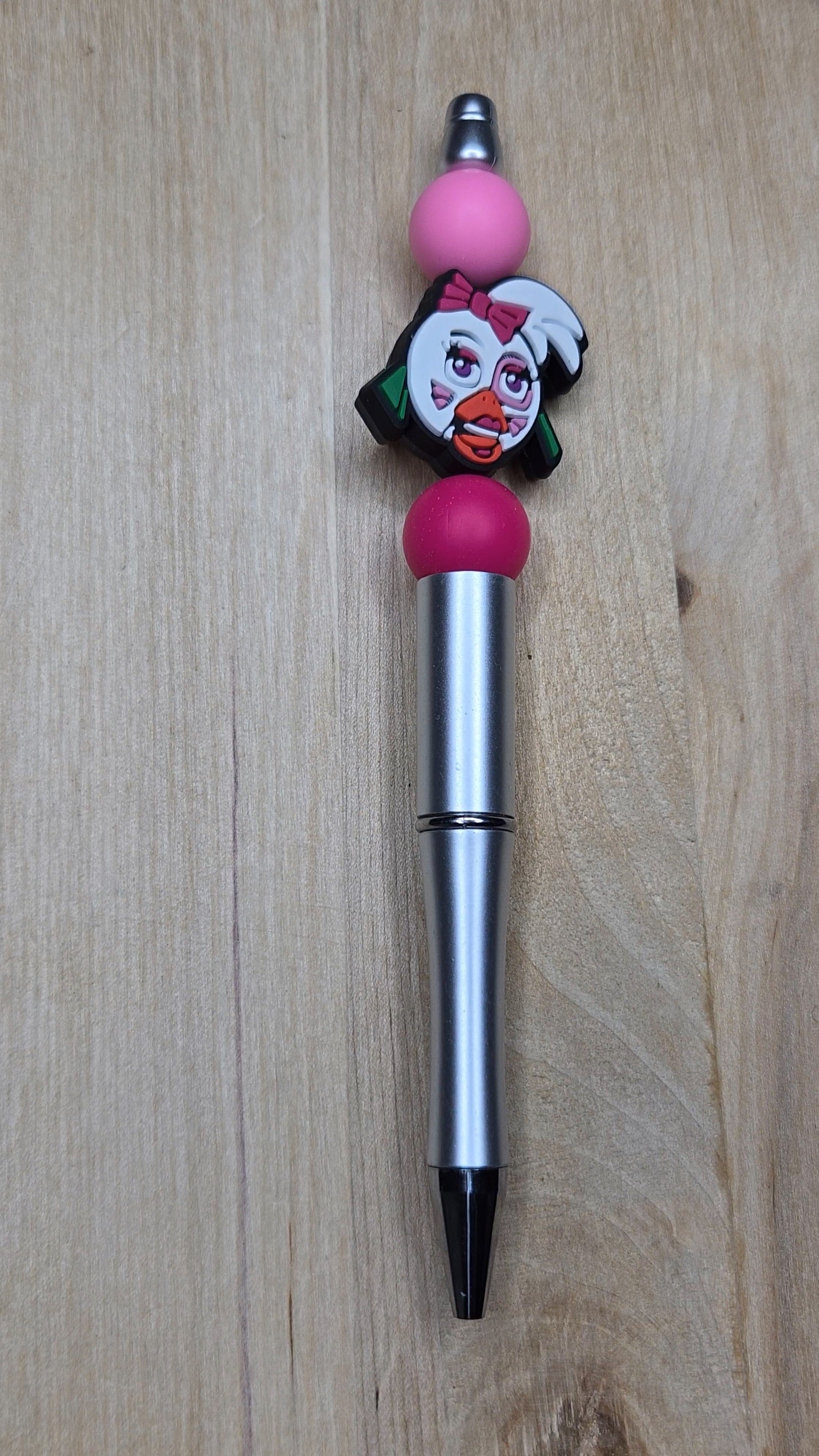 Chicken Silicone Beaded Pen