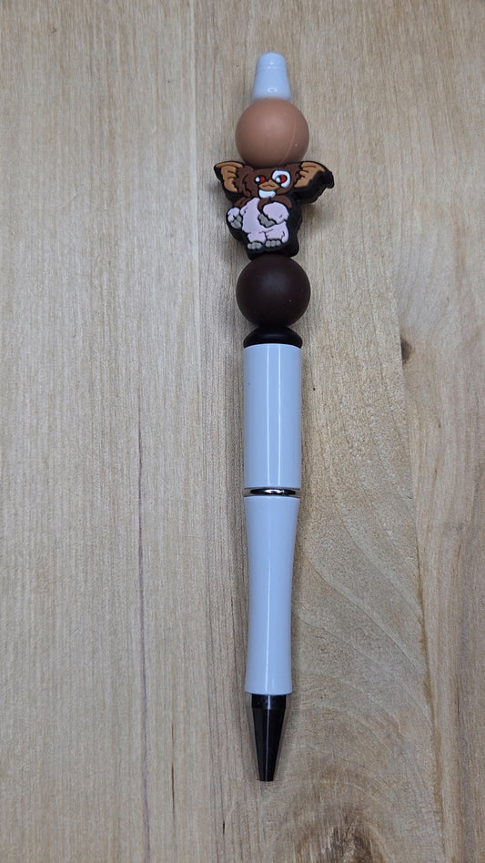 Fury Animal Silicone Beaded Pen