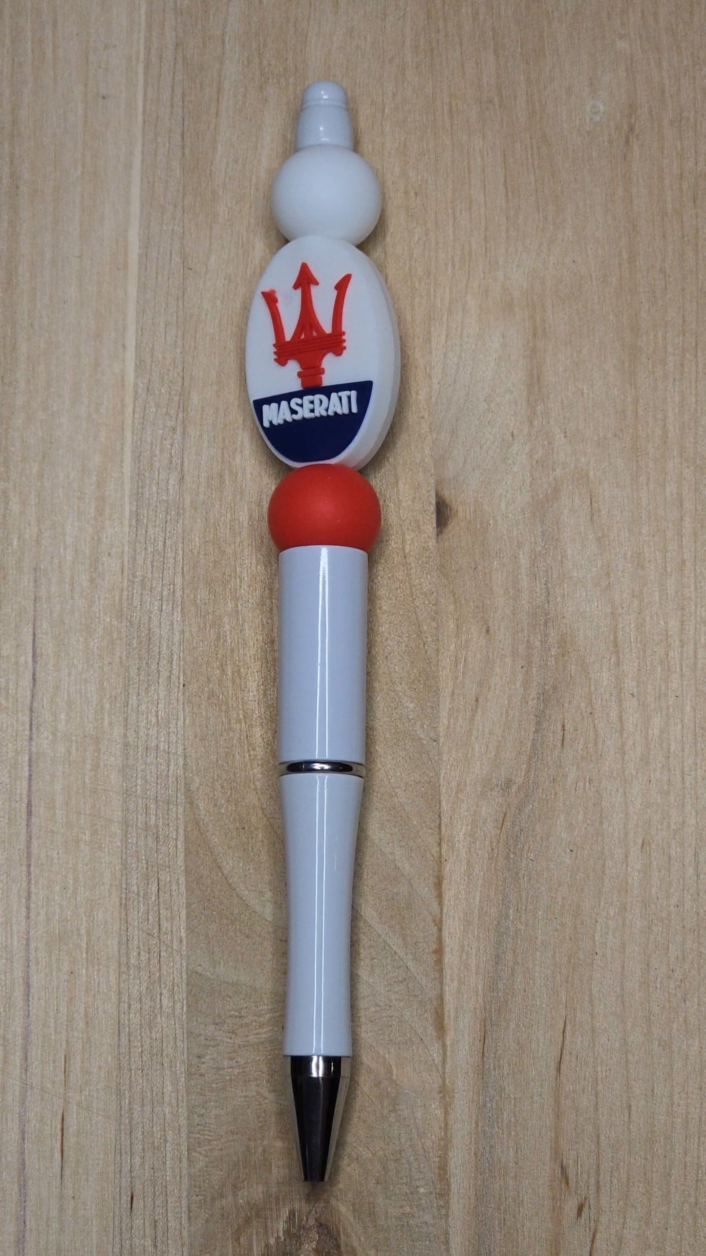 Vehicle Logo Silicone Beaded Pen