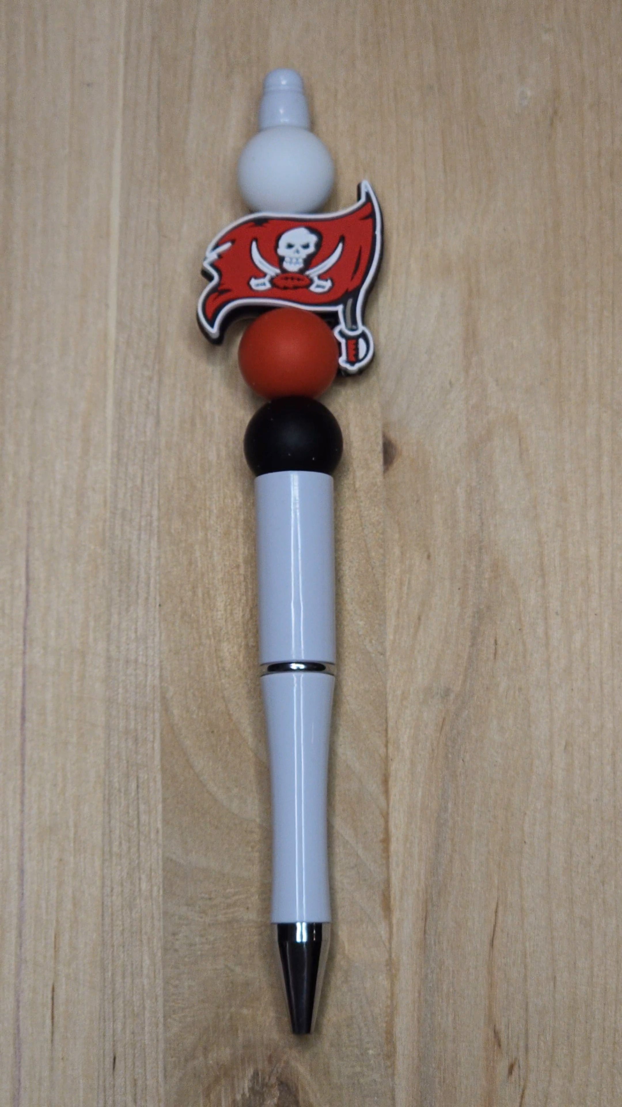 Football Silicone Beaded Pen