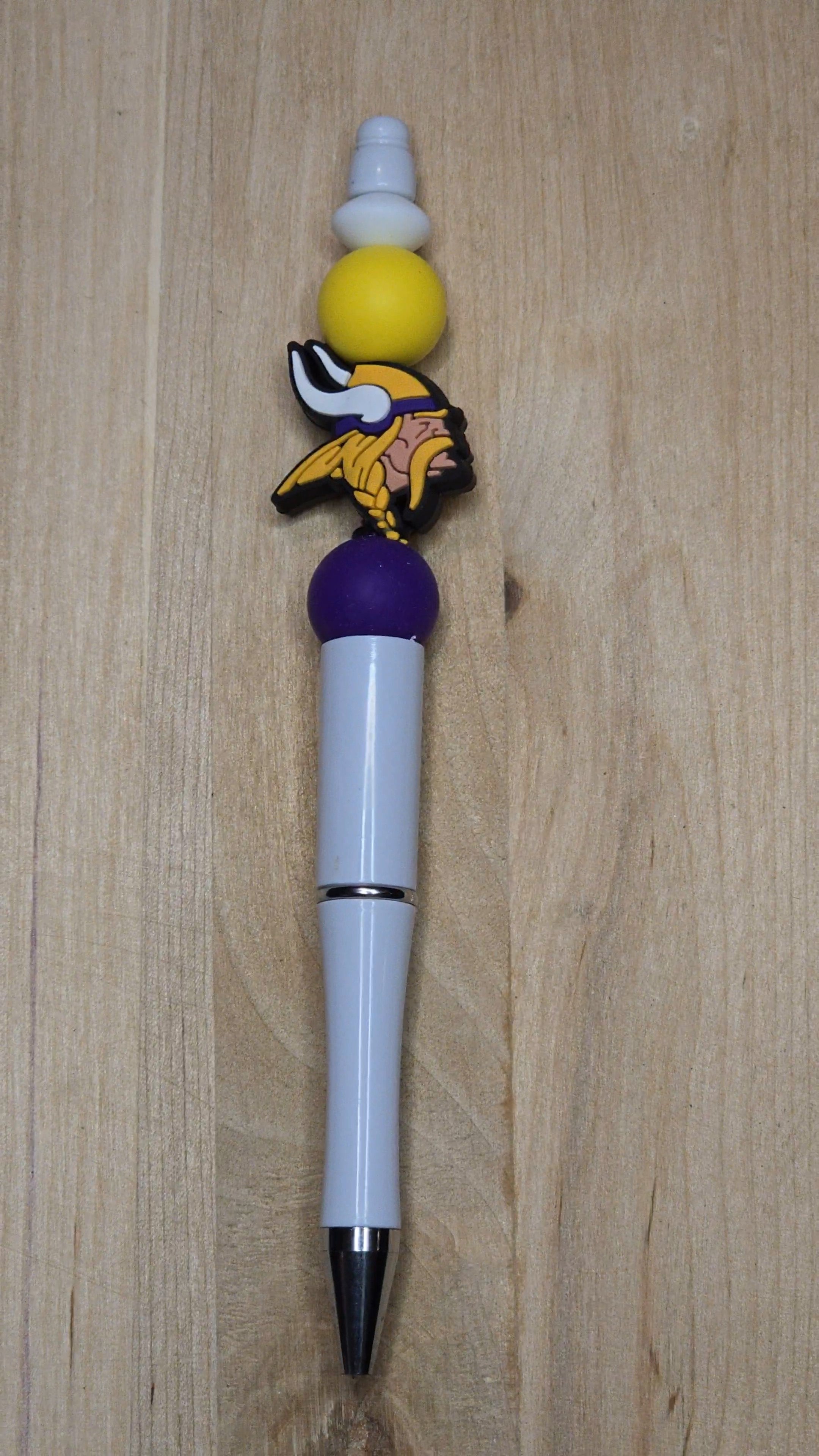 Football Silicone Beaded Pen