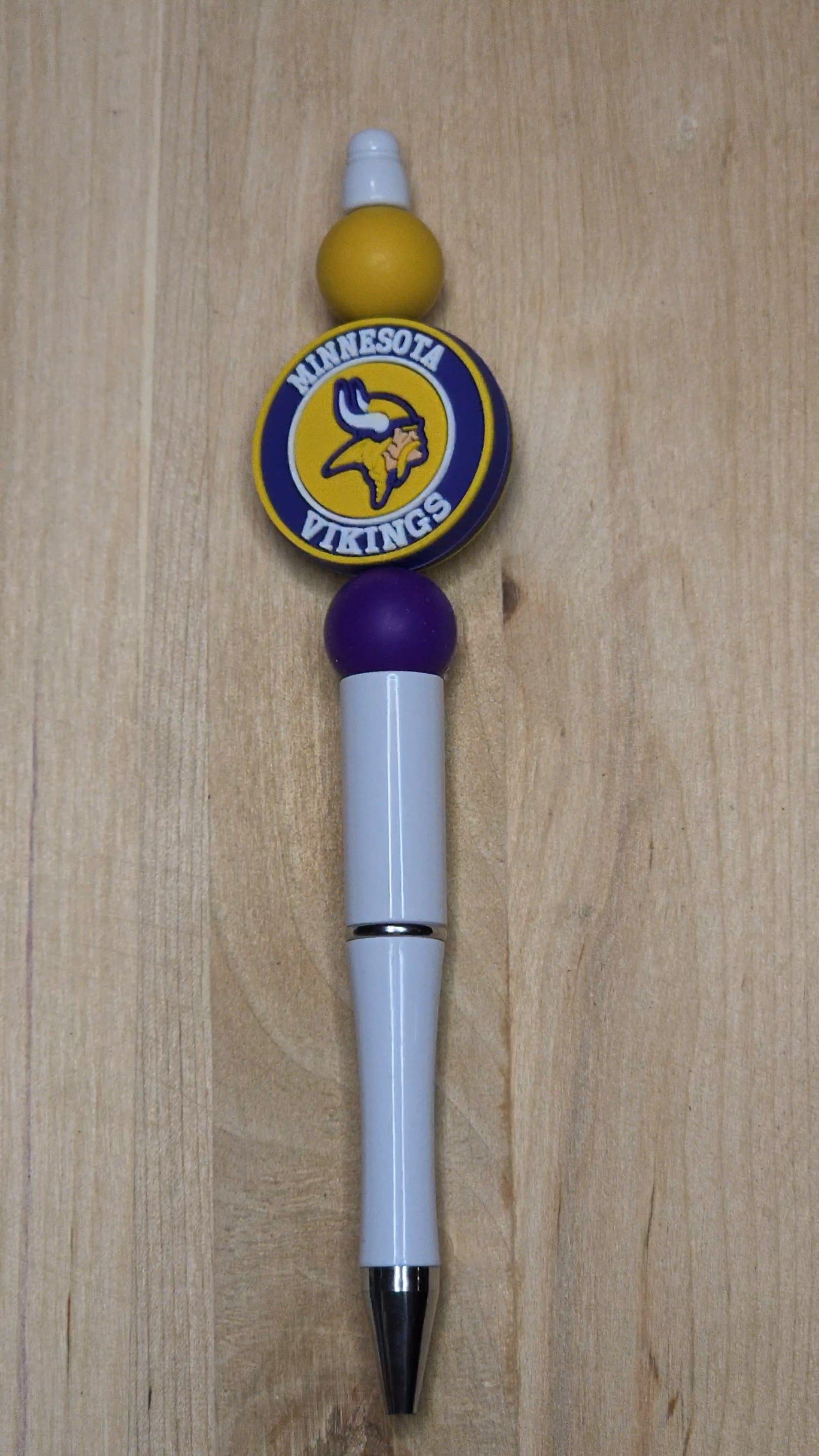 Football Silicone Beaded Pen