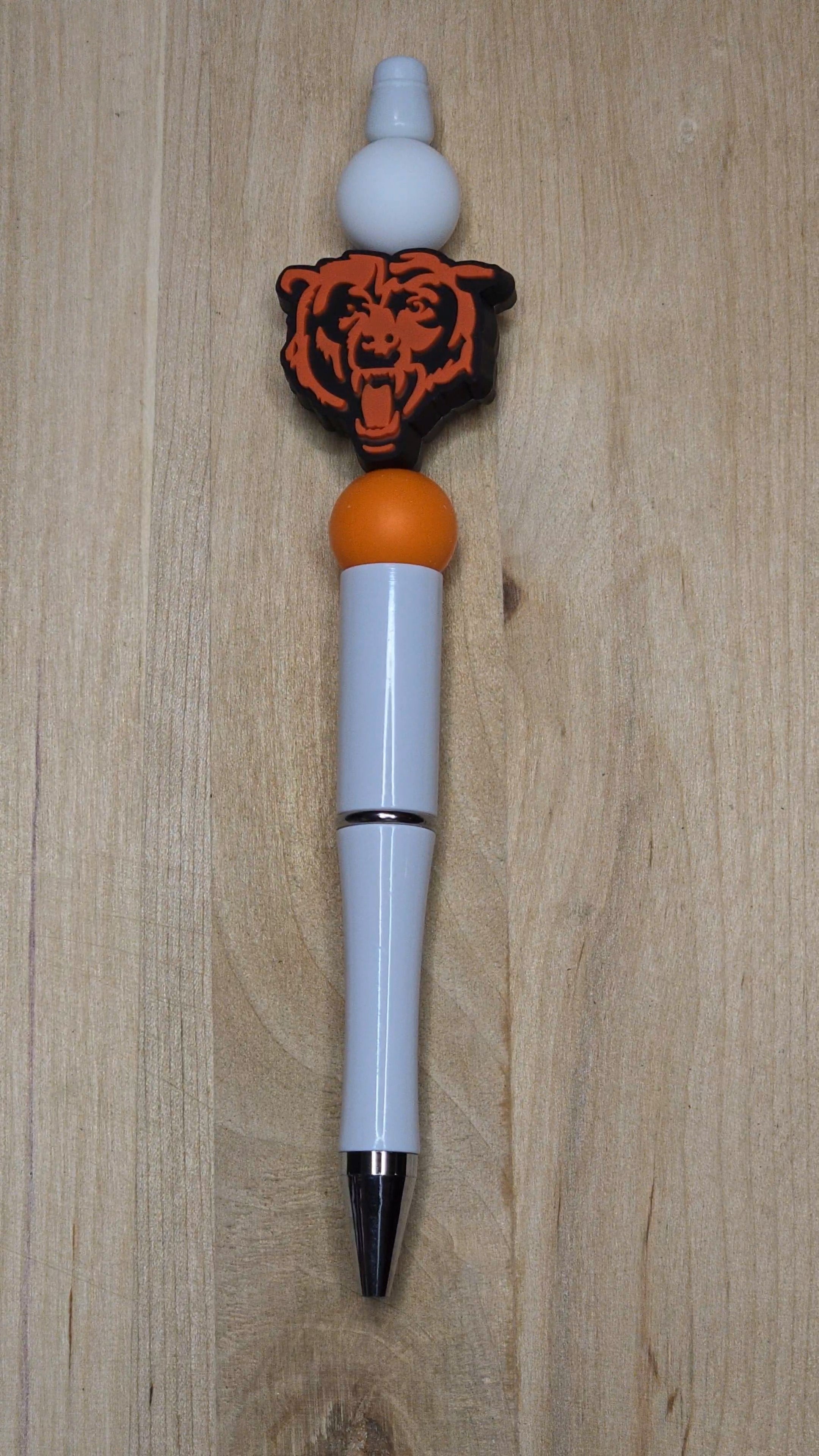 Football Silicone Beaded Pen