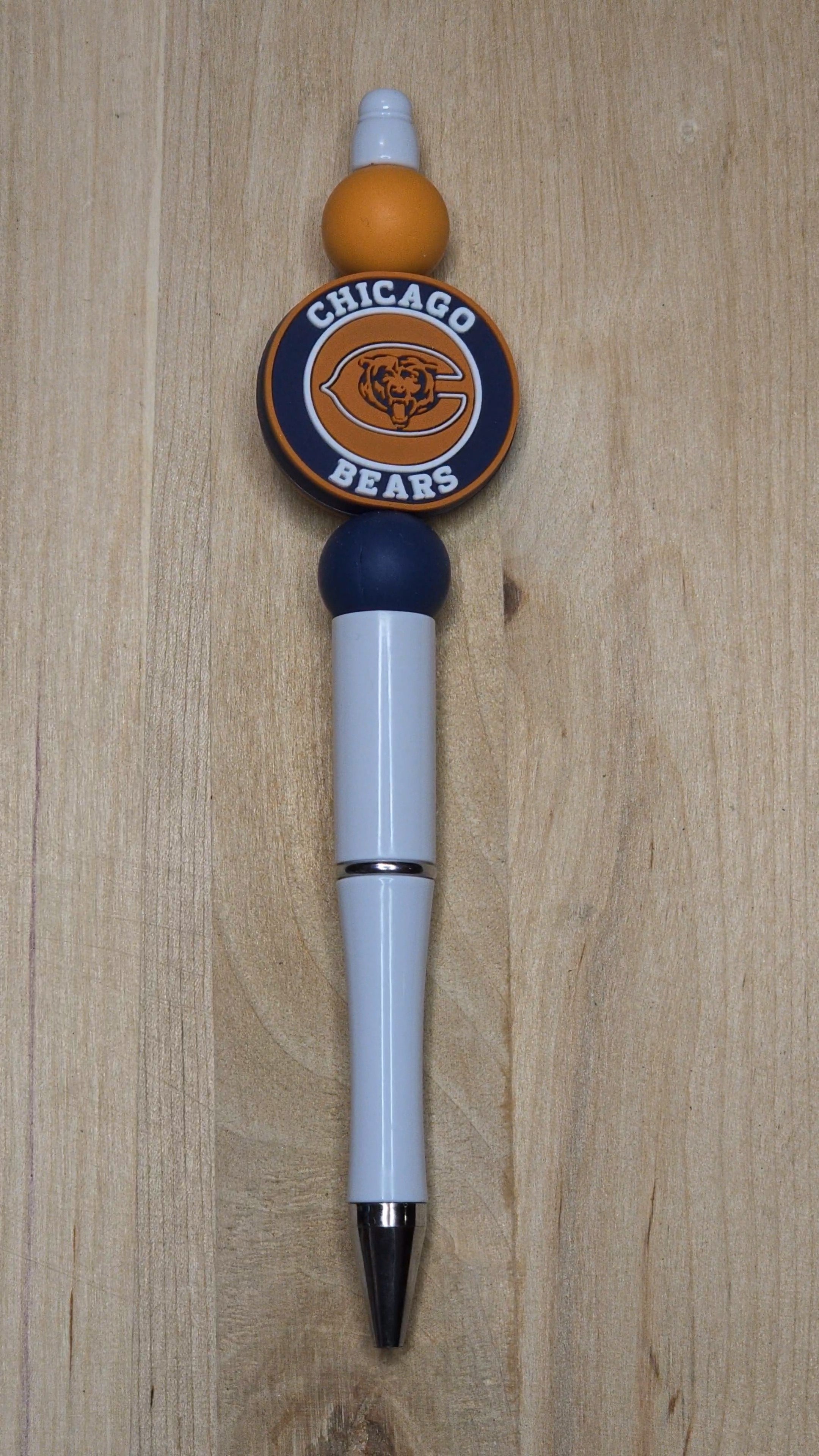 Football Silicone Beaded Pen