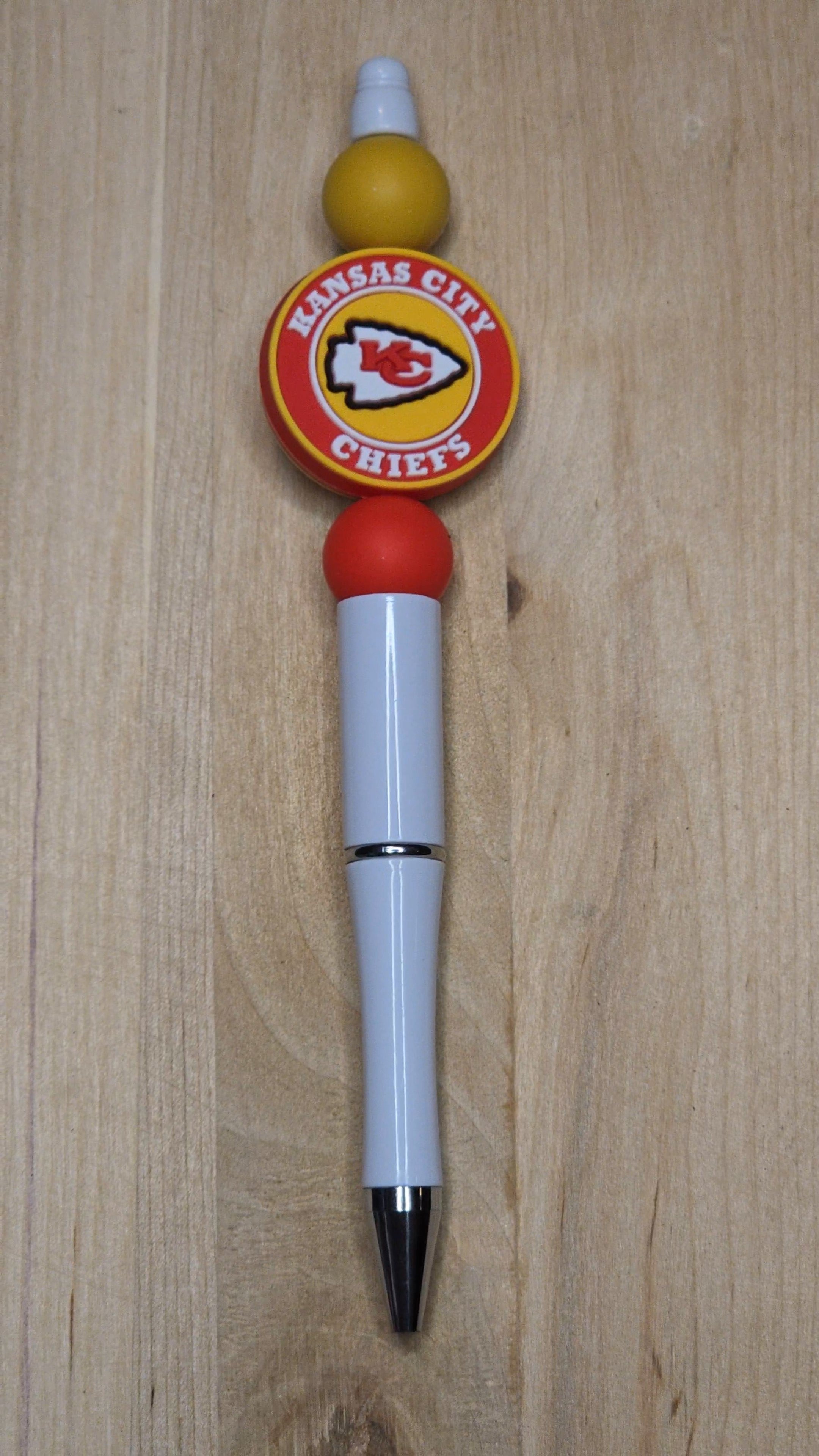 Football Silicone Beaded Pen