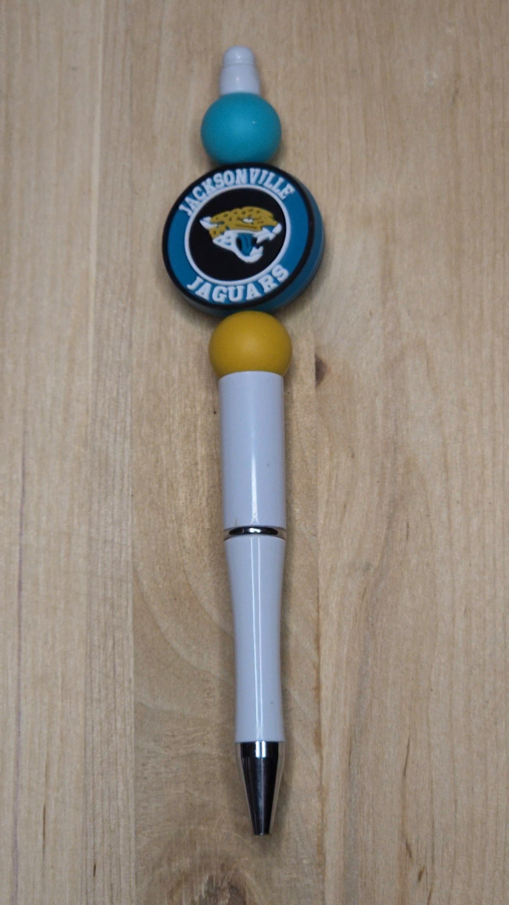 Football Silicone Beaded Pen