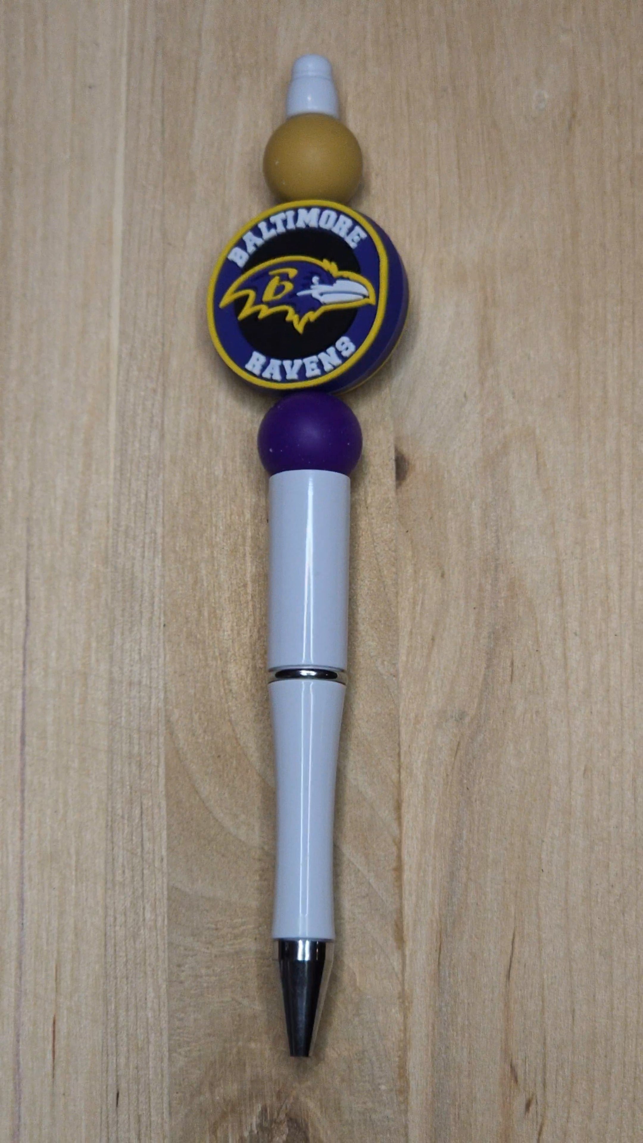 Football Silicone Beaded Pen