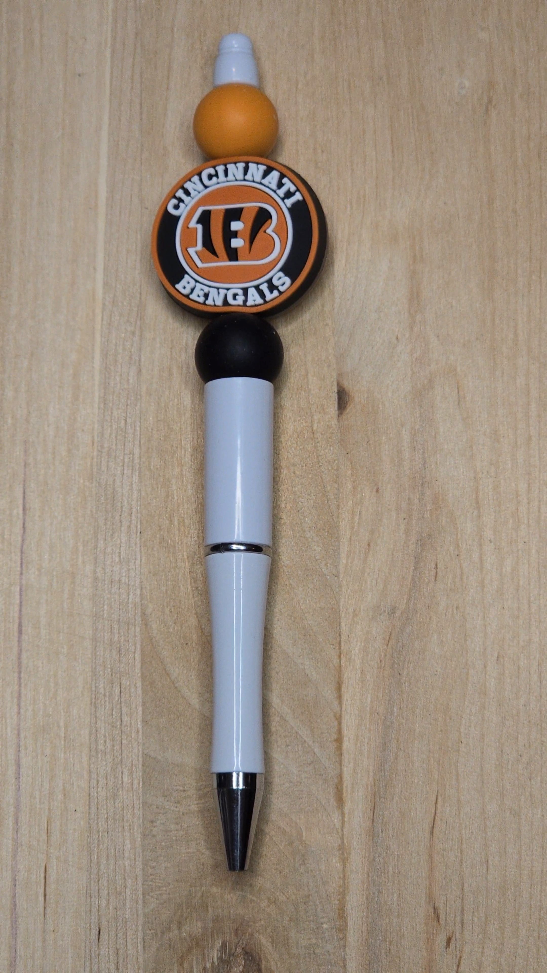 Football Silicone Beaded Pen