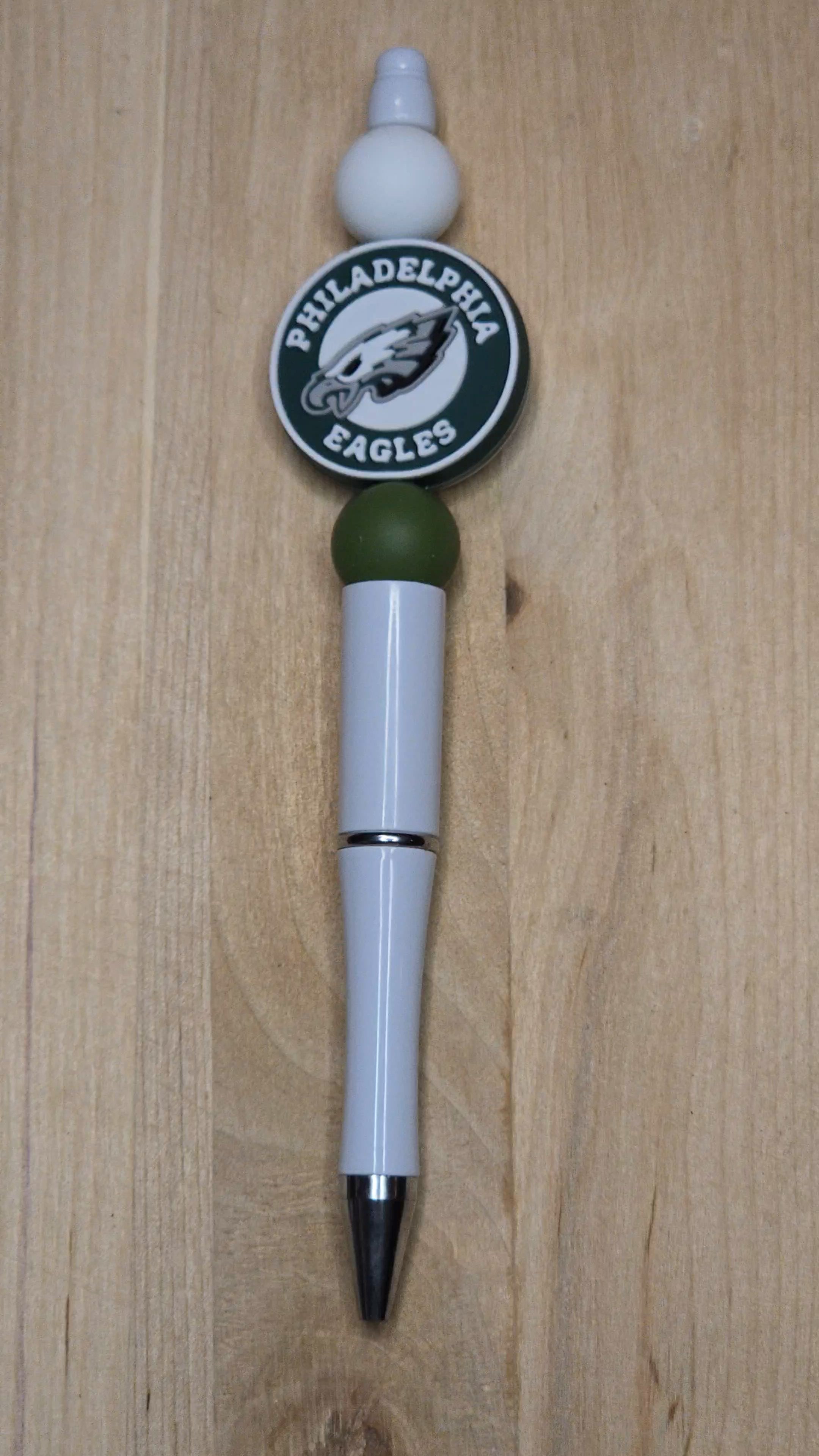 Football Silicone Beaded Pen