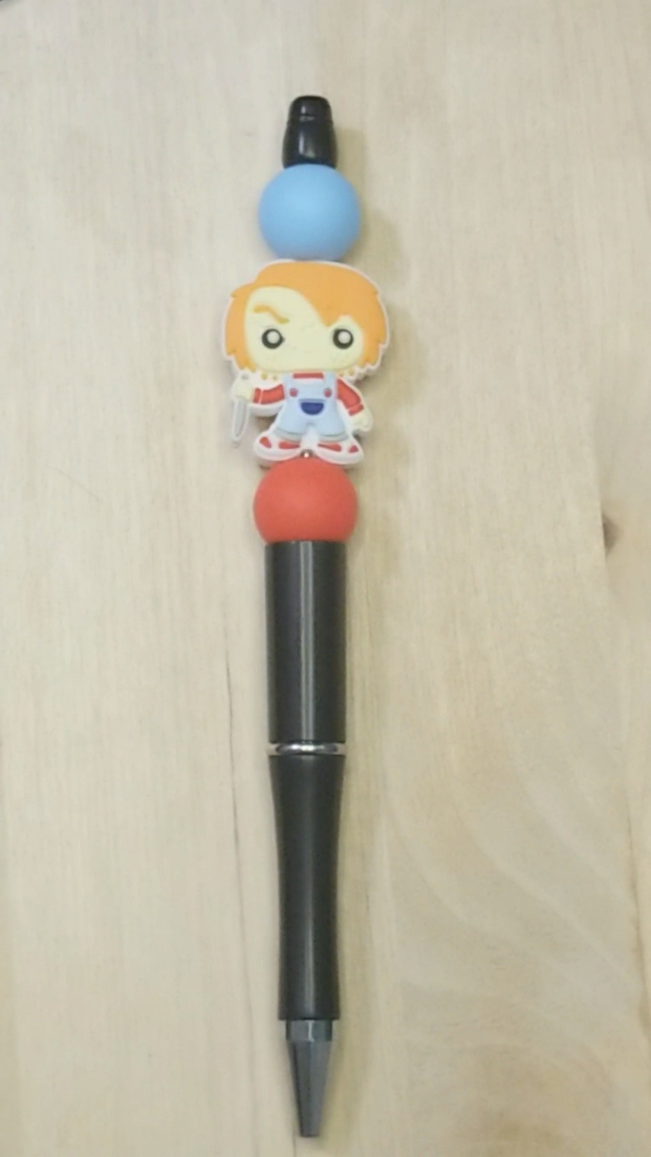 Horror Character Silicone Beaded Pen