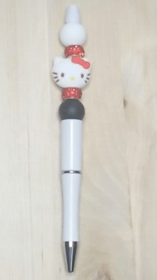 Cartoon Cat Silicone Beaded Pen