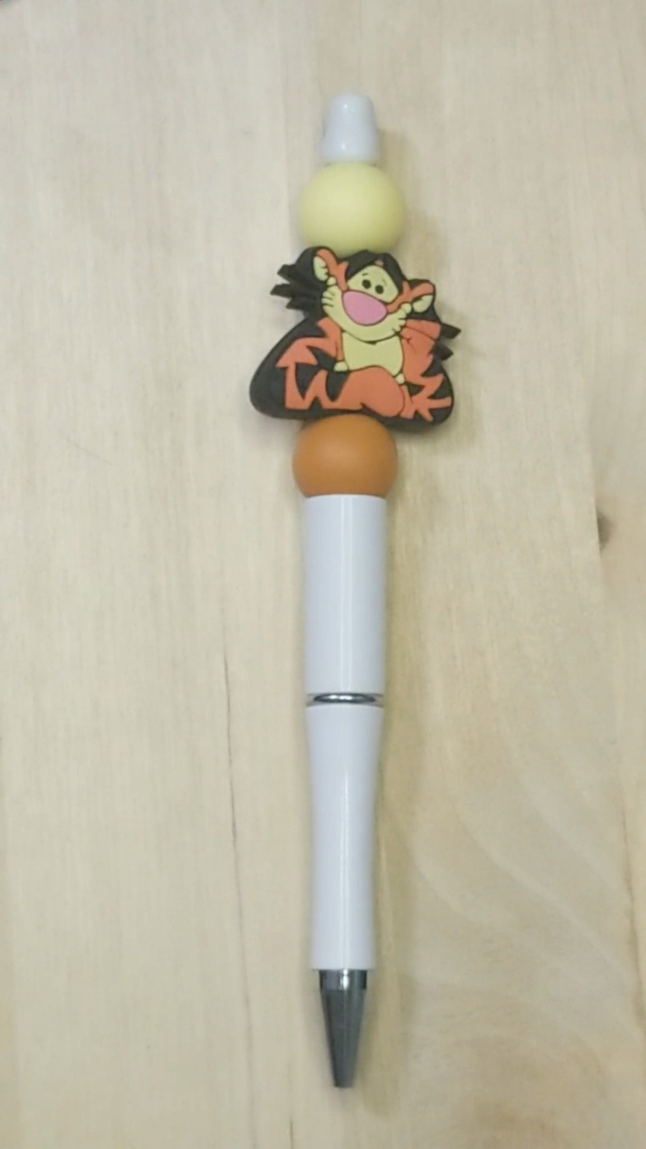 Tiger Silicone Beaded Pen